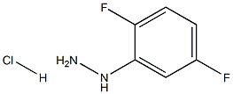 2,5-二氟苯肼 盐酸盐结构式