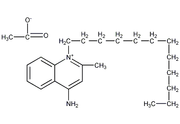 醋酸劳利铵结构式