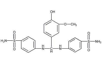 香草磺胺结构式