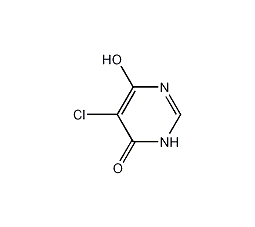 5-氯-6-羟基-1H-嘧啶-4-酮结构式