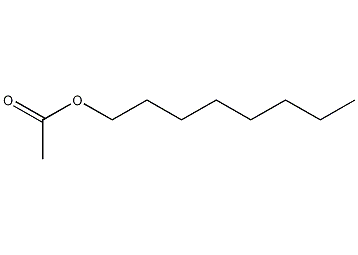 乙酸辛酯结构式