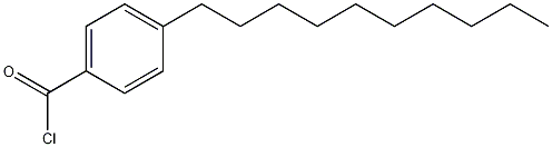 4-正癸基苯甲酰氯结构式