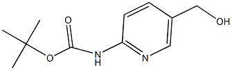 2-(Boc-amino)-5-pyridinemethanol结构式