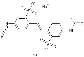 4-Acetamido-4'-isothiocyanatostilbene-2,2'-disulfonic Acid Disodium Salt