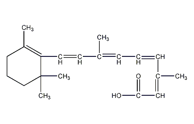 维A酸结构式
