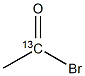 乙酰基溴-1-13C结构式