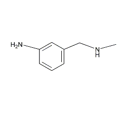 3-氨基-n-甲基苄胺结构式