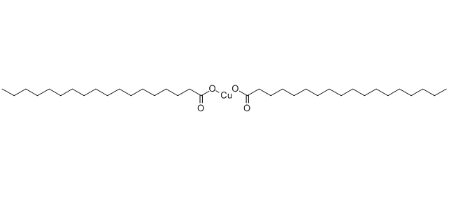 硬脂酸铜(Ⅱ)结构式