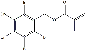五溴苄基甲基丙烯酸酯结构式