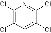 2,3,5,6-四氯吡啶结构式