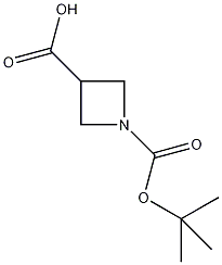 1-N-Boc-3-吖丁啶羧酸结构式