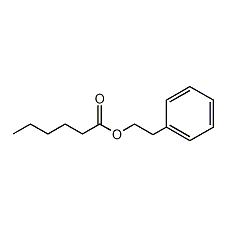 己酸-β-苯乙酯结构式