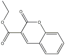 香豆素-3-羧酸乙酯结构式