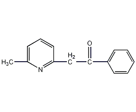 2 - (6-甲基吡啶-2基)- 1 -苯基乙酮结构式