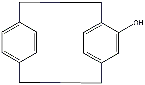 外-4-羟基[2.2]仲环芬结构式