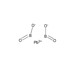 偏硼酸铅一水结构式