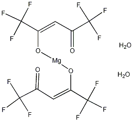 六氟-乙酰丙酮镁二水结构式