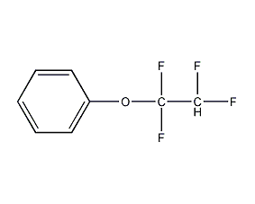 1,1,2,2-四氟苯乙醚结构式