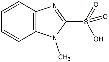 1-甲基苯并咪唑-2-磺酸结构式