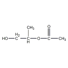 乙酸-1-羟基-2-丙酯结构式