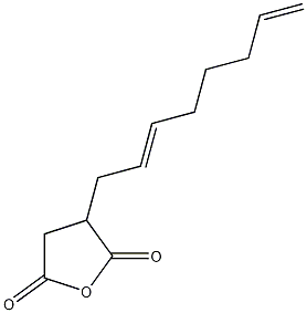 (2,7-辛二醇-1-基)琥珀酸酐结构式