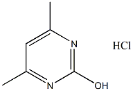 4,6-二甲基-2-羟基嘧啶盐酸盐结构式