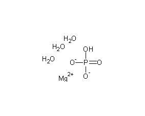 三水磷酸氢镁结构式