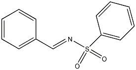 N-苯亚甲基苯磺酰胺结构式