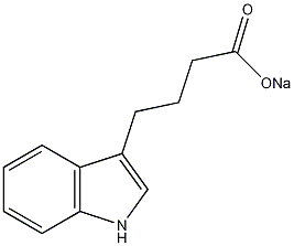 3-吲哚丁酸钠结构式
