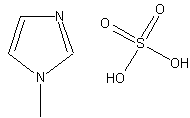 1-甲基咪唑硫酸盐结构式