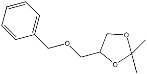 1-苯甲基-2,3-异亚丙基-rac-甘油结构式