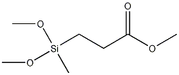 2-甲酯基乙基二甲氧基甲基硅烷结构式