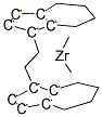 乙烯二(4,5,6,7-四氢-1-茚基)二甲基锆(IV)结构式