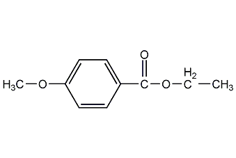 对甲氧基苯甲酸乙酯结构式