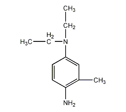 4-二乙氨基邻甲苯胺结构式