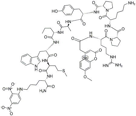 Mca-Arg-Pro-Lys-Pro-Tyr-Ala-Nva-Trp-Met-Lys(Dnp)-NH2