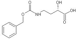 (S)-N-羧苯氧基-4-氨基-2-羟基丁酸结构式