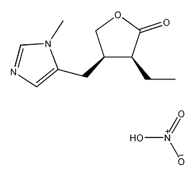 硝酸毛果芸香碱结构式