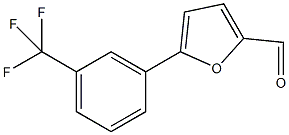 5-[3-(三氟甲基)苯基]糖醛结构式
