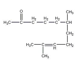 6,10-二甲基-十二烯-2-酮结构式