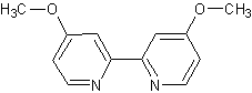 4,4'-二甲氧基-2,2'-联吡啶结构式