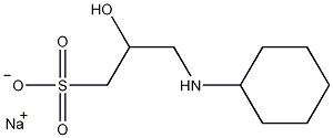 3-(环己氨基)-2-丙磺酸钠结构式