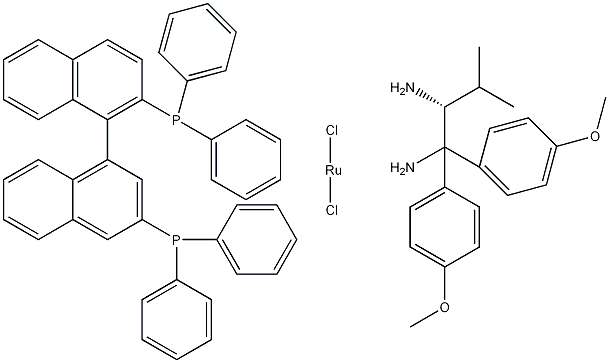 Dichloro[(R)-(+)-2,2´-bis(diphenylphosphino)-1,1´-binaphthyl][(2R)-(－)-1,1-bis(4-methoxyphenyl)-3-methyl-1,2-butanediamine]ruthenium(Ⅱ)