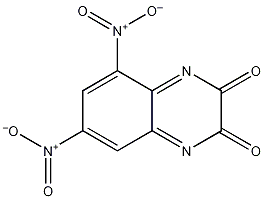 5,7-二硝基喹恶啉-2,3-二酮结构式