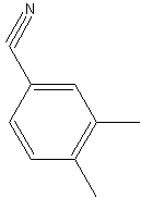 3,4-二甲基苯腈结构式