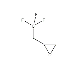 1,2-环氧-1H,1H,2H,3H,3H-三氟丁烷结构式