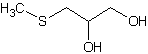 3-甲基硫醇-1,2-二醇丙烷结构式