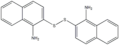 2,2'-联硫基二(1-萘胺)结构式