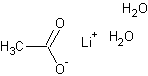 醋酸锂二水结构式