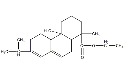 松香酸乙酯结构式